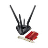 ASUS 802.11ac Dual-Band Wireless AC1900 PCI-E Adapter รุ่น PCE-AC68 - สีแดง