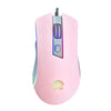 OKER G21 Galaxy Pink Gaming Mouse เมาส์เกมมิ่งมาโครพร้อมไฟ RGB