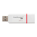 Kingston แฟลชไดรฟ์ DataTraveler G4 ความจุ 32GB - สีขาว/แดง